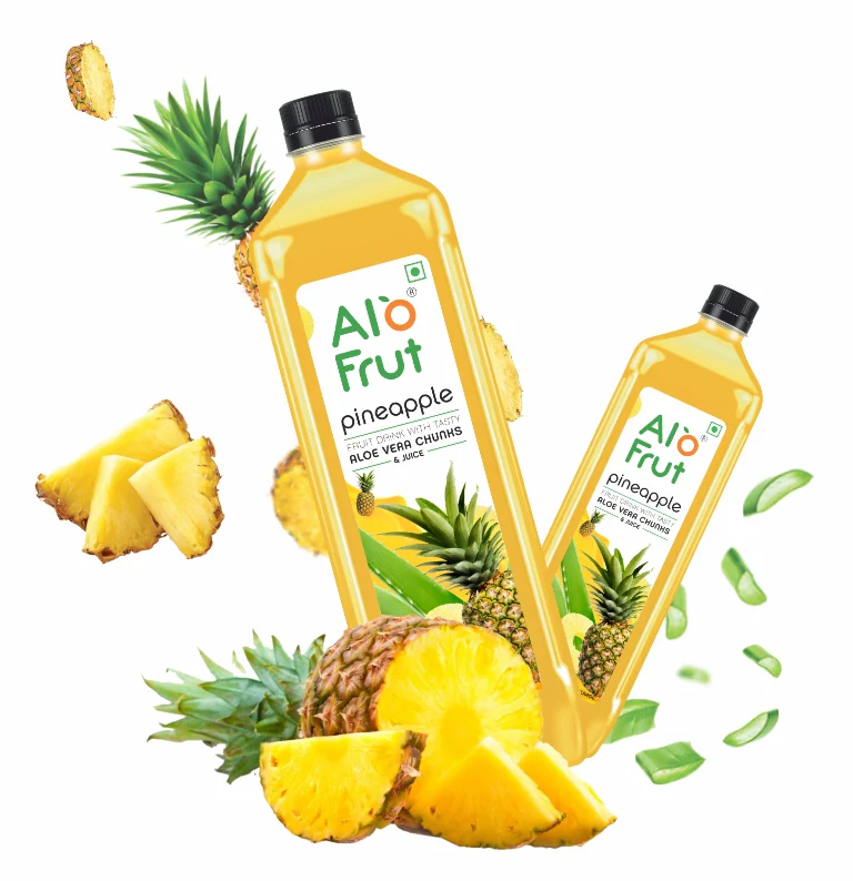 Alo Frut Assorted Aloevera Chunks & Juice 1 ltr - Image 2