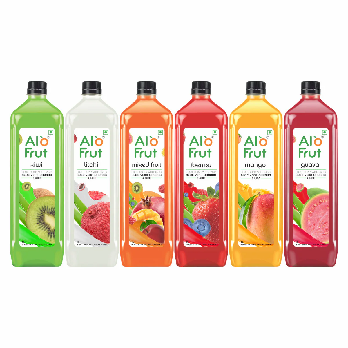 Alo Frut Assorted Aloevera Chunks & Juice 1 ltr - Image 7