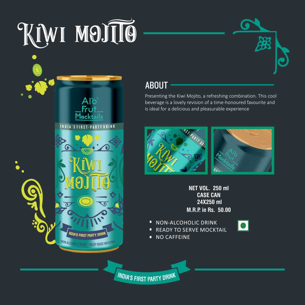 Alo Frut Kiwi Mojito 250 ml - Image 4