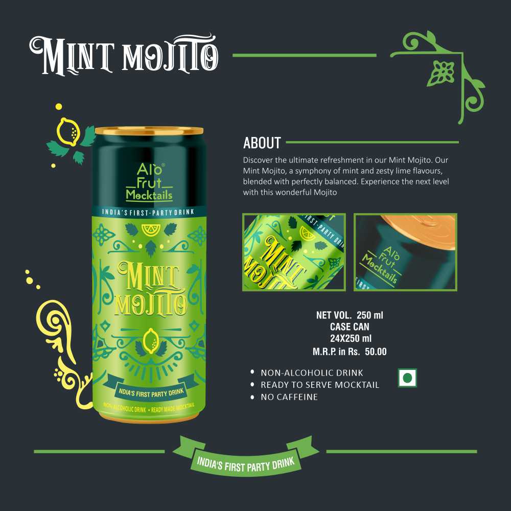 Alo Frut Mint Mojito 250 ml - Image 3