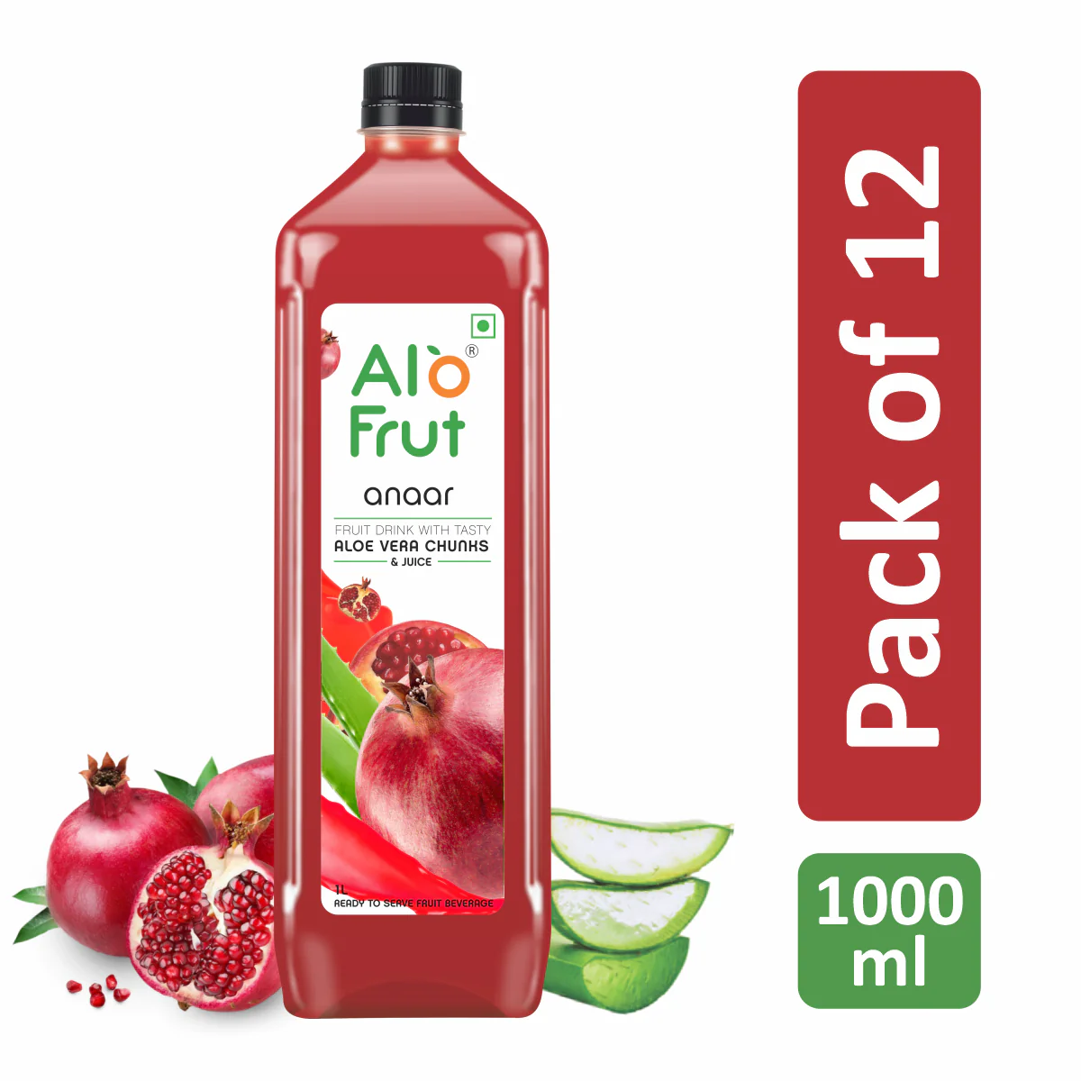 Alo Frut Anaar Aloevera Chunks & Juice - Image 6