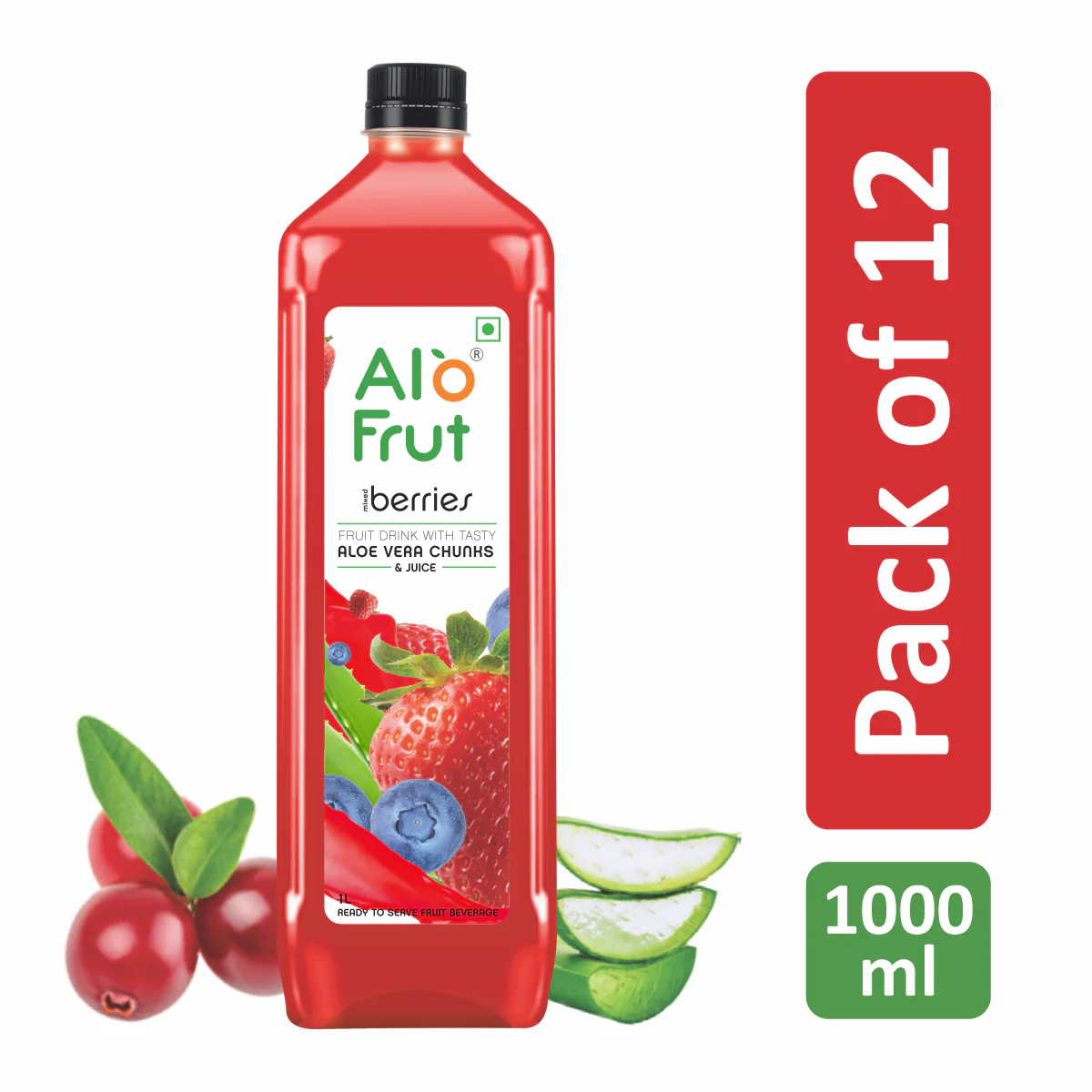 Alo Frut Berries Aloevera Chunks & Juice - Image 5