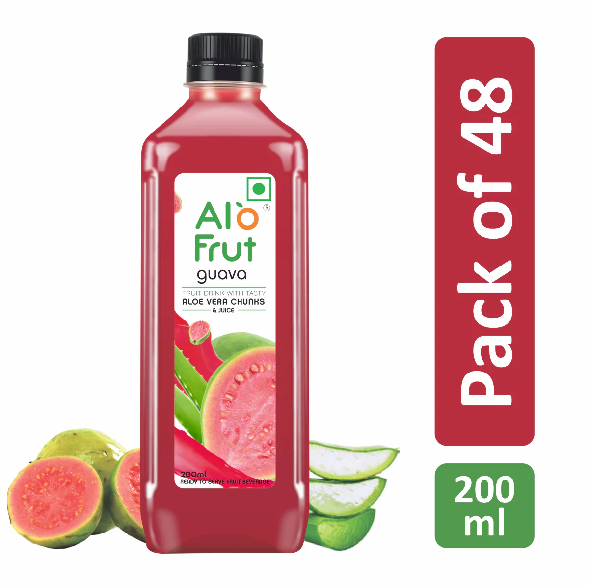 Alo Frut Guava Aloevera Chunks & Juice - Image 6