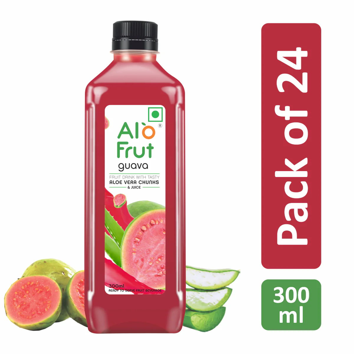 Alo Frut Guava Aloevera Chunks & Juice - Image 7