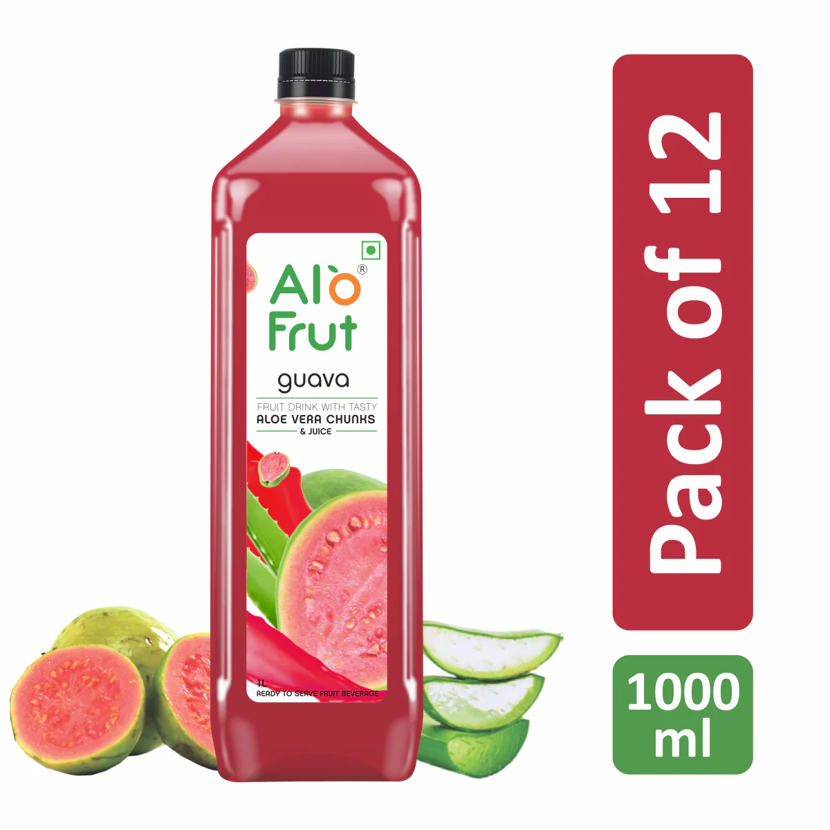 Alo Frut Guava Aloevera Chunks & Juice - Image 8