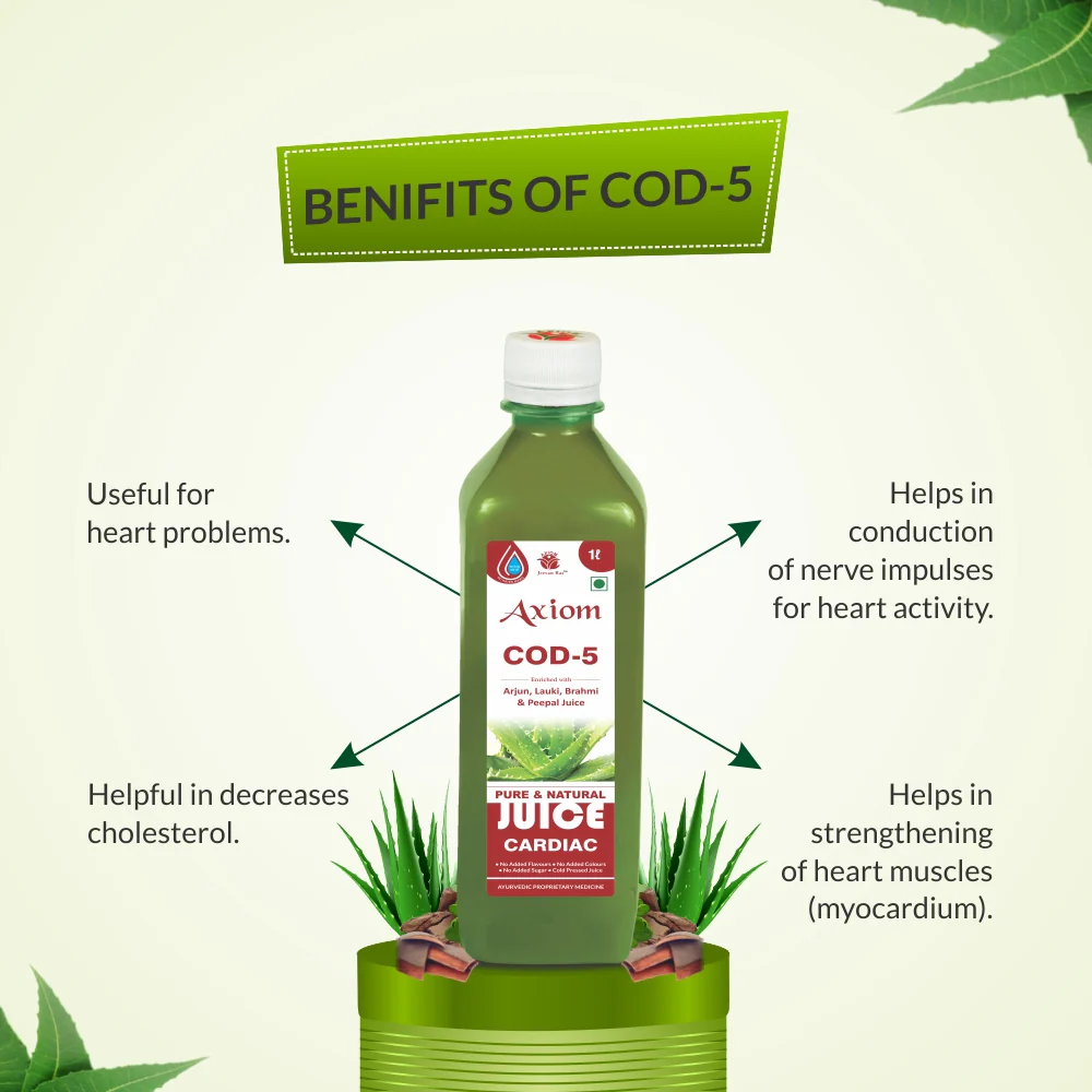 Axiom Jeevan Ras Aloevera COD 05 Juice (CARDIAC) 1000ml - Image 3