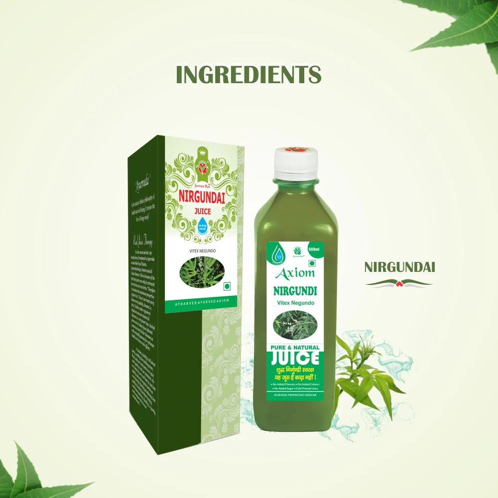 Jeevan Ras Axiom Nirgundi Juice 500ml - Image 2
