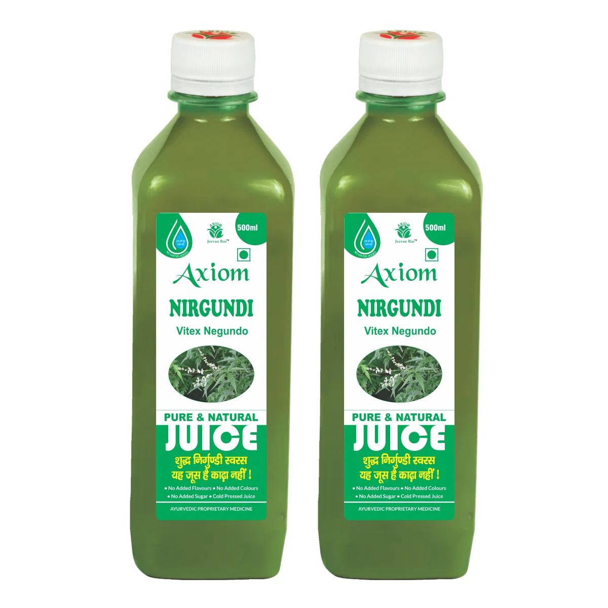 Jeevan Ras Axiom Nirgundi Juice 500ml - Image 5
