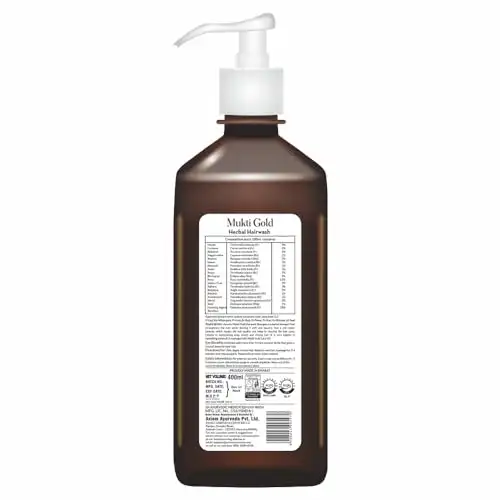 Mukti Gold Herbal Hairwash 400ml (Dispenser) - Image 10